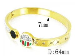 HY Stainless Steel 316L Bangle-HYC80B0790HOA