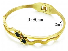 HY Stainless Steel 316L Bangle-HYC80B0280HJA