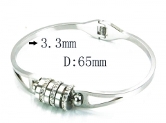 HY Stainless Steel 316L Bangle-HYC80B0551HJW