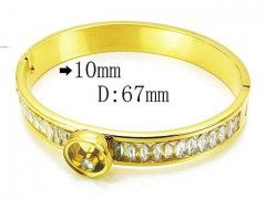 HY Stainless Steel 316L Bangle-HYC80B0579IEE