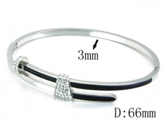 HY Stainless Steel 316L Bangle-HYC80B0730HKW