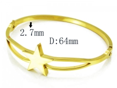 HY Stainless Steel 316L Bangle-HYC80B0557HIY