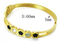 HY Stainless Steel 316L Bangle-HYC80B0278HIR