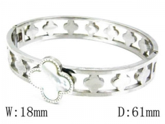 HY Stainless Steel 316L Bangle-HYC80B0175HNZ