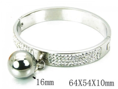 HY Stainless Steel 316L Bangle-HYC80B0541HKS