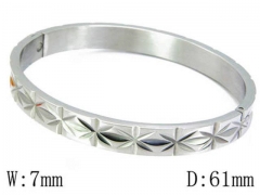HY Stainless Steel 316L Bangle-HYC80B0094OL