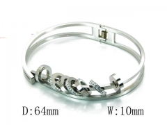 HY Stainless Steel 316L Bangle-HYC80B0444HJE