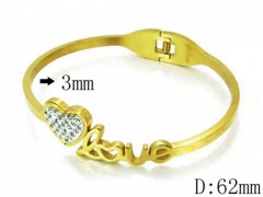 HY Stainless Steel 316L Bangle-HYC59B0499HJD