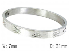HY Stainless Steel 316L Bangle-HYC80B0098OL