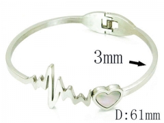 HY Stainless Steel 316L Bangle-HYC59B0783HZL
