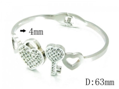 HY Stainless Steel 316L Bangle-HYC59B0489HIL