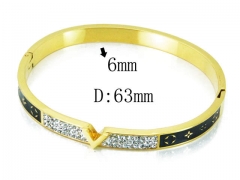 HY Stainless Steel 316L Bangle-HYC80B0848HNW