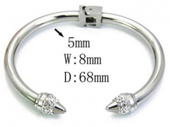 HY Stainless Steel 316L Bangle-HYC80B0056HMZ