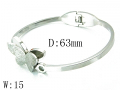 HY Stainless Steel 316L Bangle-HYC59B0404HZL