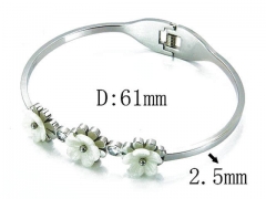 HY Stainless Steel 316L Bangle-HYC80B0381HIW