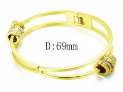 HY Stainless Steel 316L Bangle-HYC12B0286HOD
