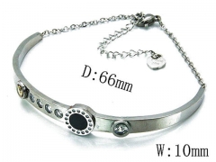 HY Stainless Steel 316L Bangle-HYC80B0383HIE