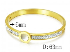 HY Stainless Steel 316L Bangle-HYC80B0483HLE