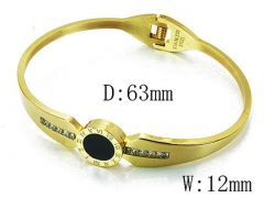 HY Stainless Steel 316L Bangle-HYC80B0379HKT