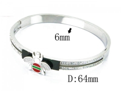 HY Stainless Steel 316L Bangle-HYC80B0880HMX