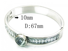 HY Stainless Steel 316L Bangle-HYC80B0578HNW