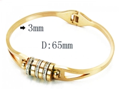 HY Stainless Steel 316L Bangle-HYC80B0571HOR