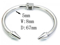 HY Stainless Steel 316L Bangle-HYC80B0053HJZ