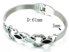 HY Stainless Steel 316L Bangle-HYC80B0284HHD
