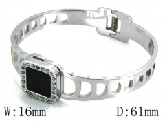 HY Stainless Steel 316L Bangle-HYC80B0038HOZ