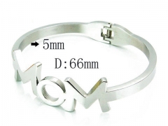 HY Stainless Steel 316L Bangle-HYC59B0724HZL