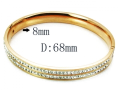 HY Stainless Steel 316L Bangle-HYC80B0564HMX
