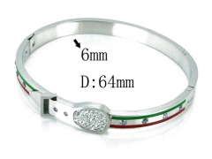 HY Stainless Steel 316L Bangle-HYC80B0820HLD