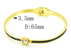 HY Stainless Steel 316L Bangle-HYC80B0589HMD