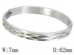 HY Stainless Steel 316L Bangle-HYC80B0090OL