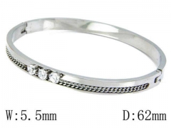 HY Stainless Steel 316L Bangle-HYC80B0108HNZ