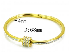HY Stainless Steel 316L Bangle-HYC80B0670HNG