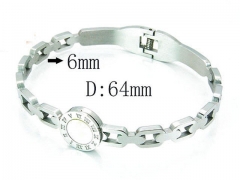 HY Stainless Steel 316L Bangle-HYC59B0708HIL
