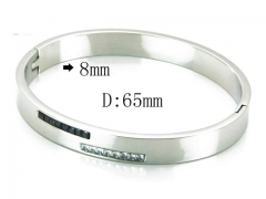 HY Stainless Steel 316L Bangle-HYC80B0629PW