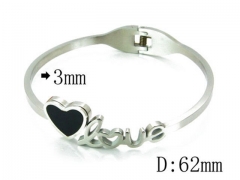 HY Stainless Steel 316L Bangle-HYC59B0639HHL