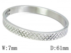 HY Stainless Steel 316L Bangle-HYC80B0088OL