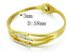 HY Stainless Steel 316L Bangle-HYC80B0370HJE