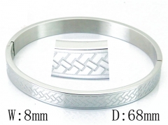 HY Wholesale 316L Stainless Steel Bangle-HY42B0209ML