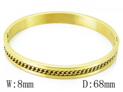 HY Wholesale Stainless Steel 316L Bangle(Crystal)-HY42B0175HLX