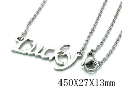 HY Stainless Steel 316L Necklaces-HYC03N0174JS