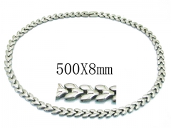 HY Stainless Steel 316L Necklace-HY36N0001LIC