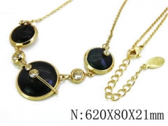 HY Stainless Steel 316L Necklaces-HYC80N0016HOZ