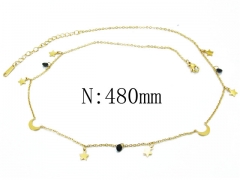 HY Stainless Steel 316L Necklace-HY24N0009HHL