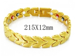 HY Stainless Steel 316L Bracelets (Magnetic Health)-HY36B0181HPA