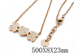 HY Stainless Steel 316L Necklaces (Bear Style)-HY90N0153IKC
