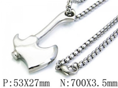 HY Stainless Steel 316L Necklaces-HYC27N0945HIZ